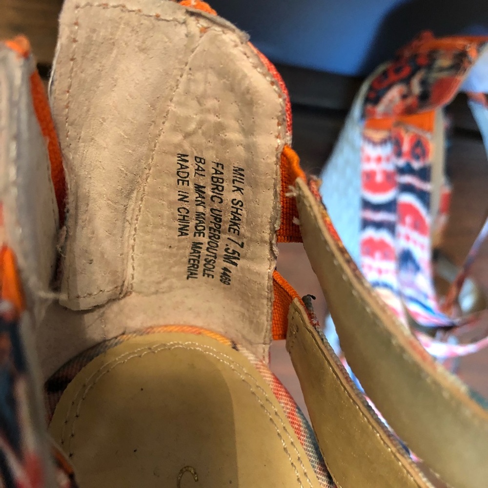 Chinese Laundry platform wedges Sz 7.5 - Picture 5 of 8